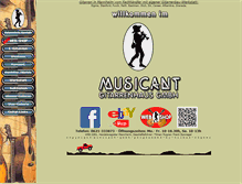 Tablet Screenshot of musicant-mannheim.de